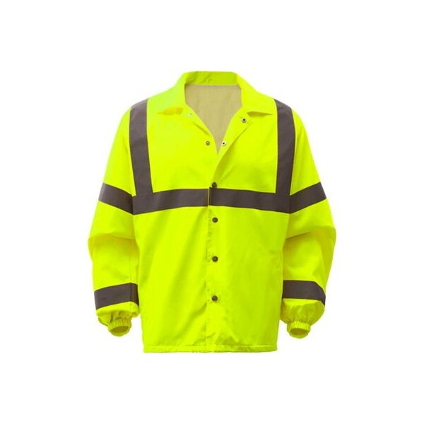 Gss Safety GSS Safety 7501, Class 3, Hi-Vis Windbreaker, Lime, M 7501-M - main